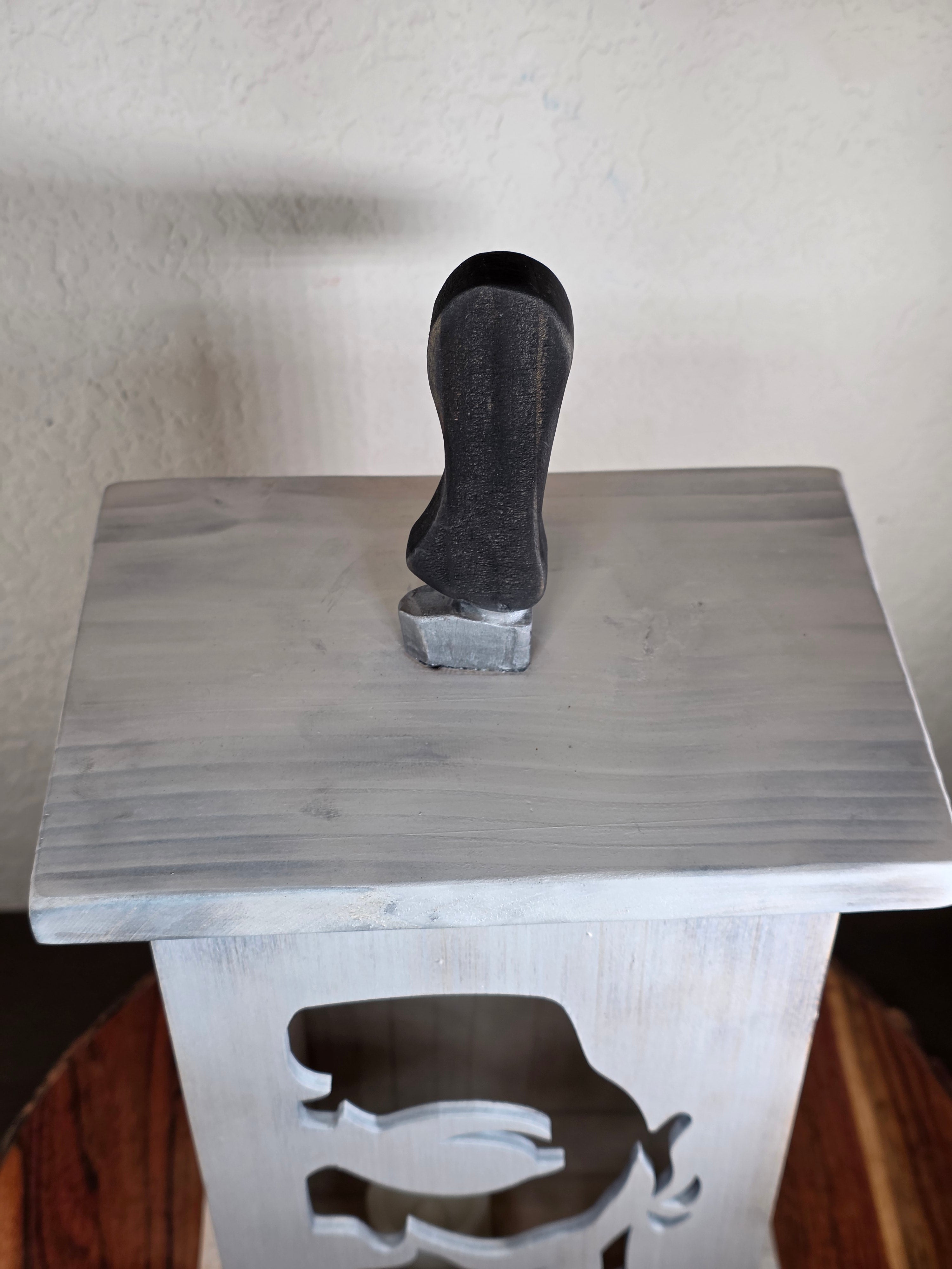 Handcrafted Slasher Film Wooden Lantern