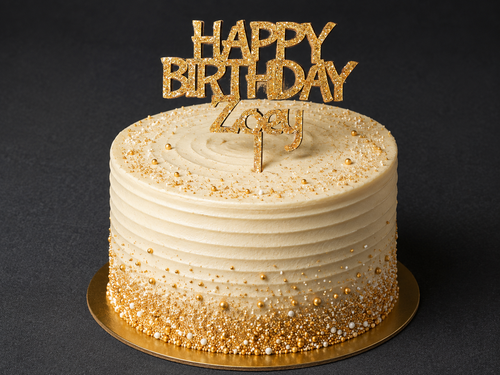 Personalized Name Cake Topper