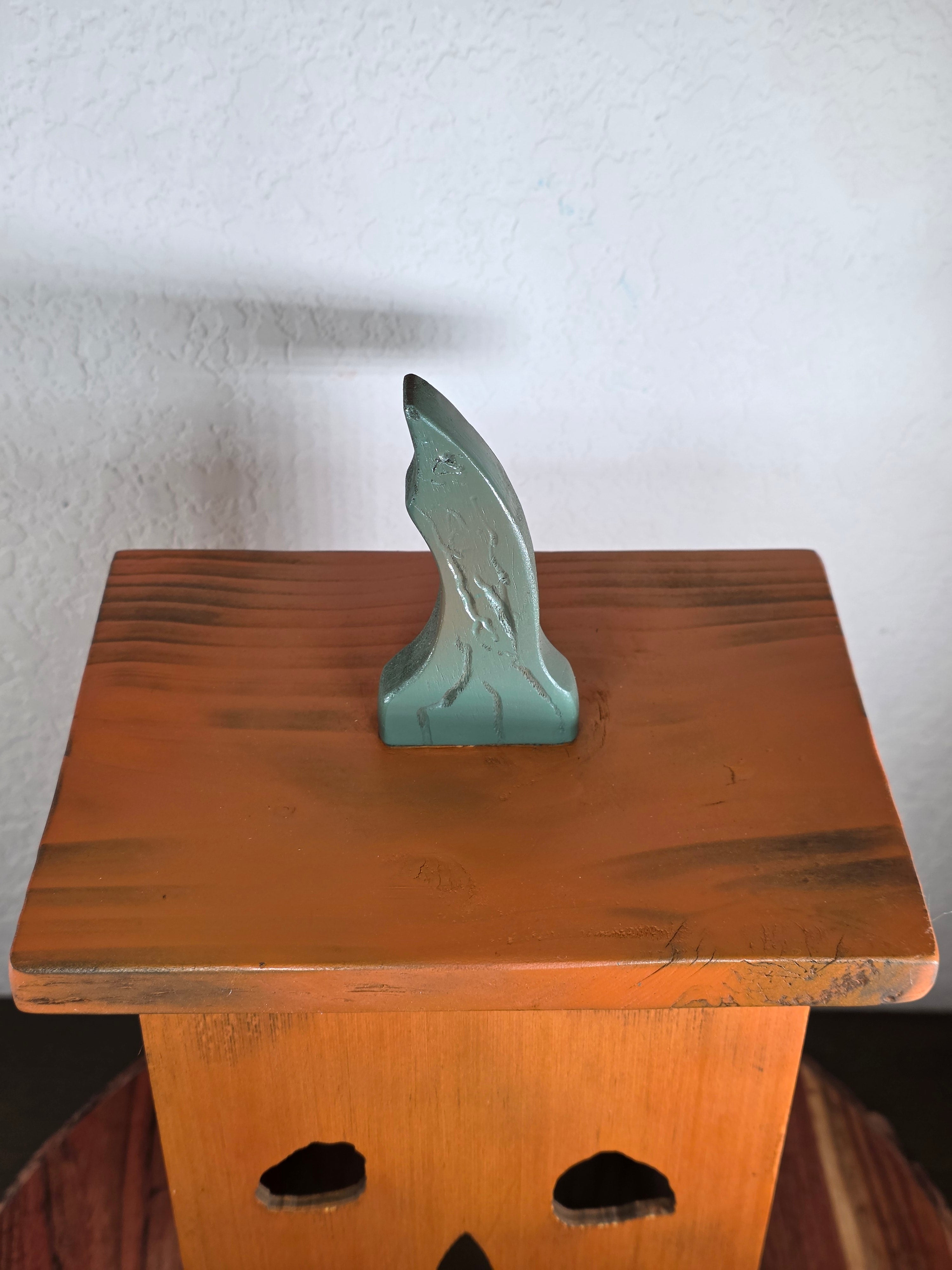 Handcrafted Slasher Film Wooden Lantern
