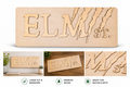 Handmade Layered Wooden "Elm Street" Sign - Horror Movie Inspired Home Decor
