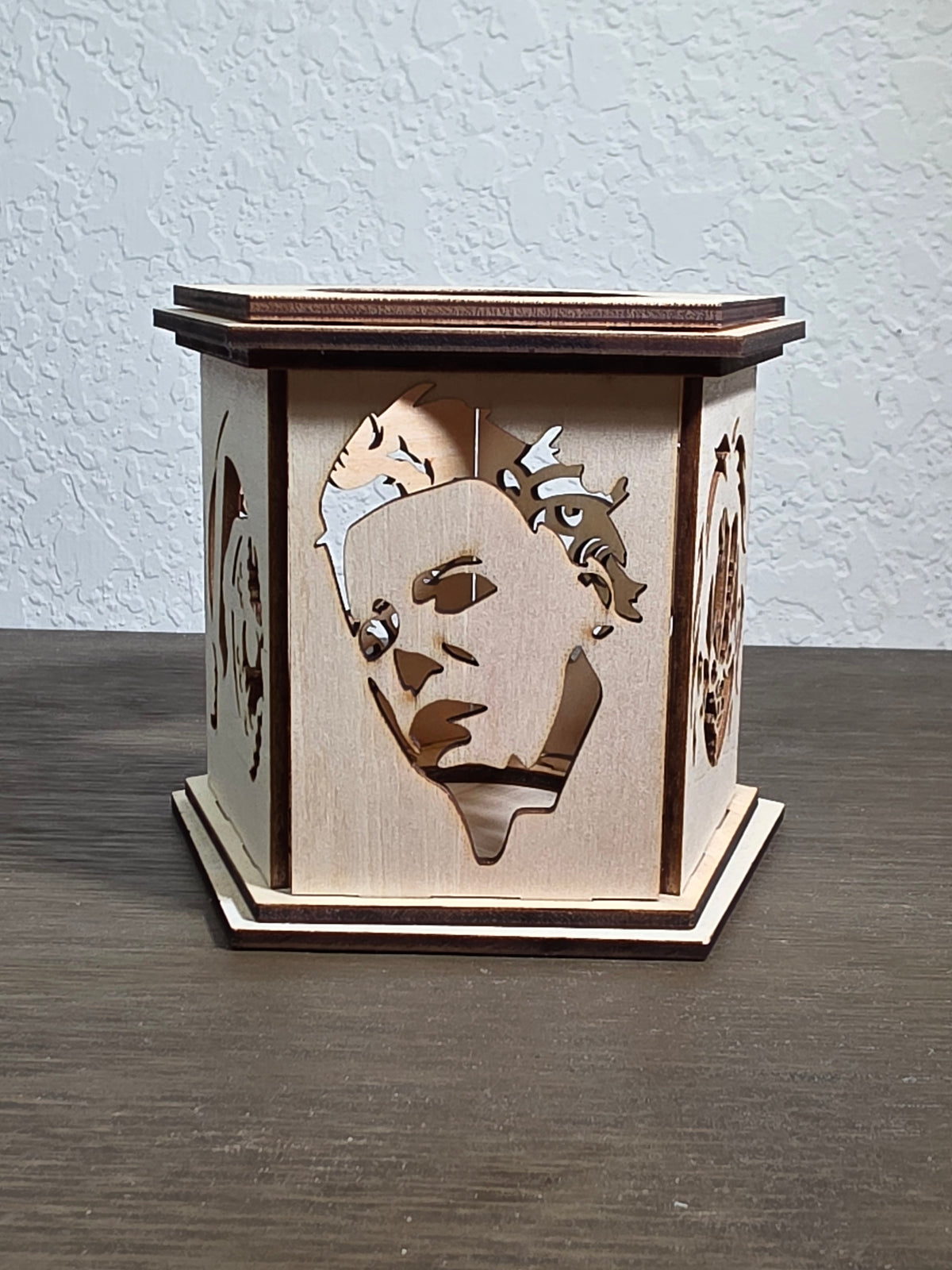 Slasher Silhouette Mini Wood Lantern